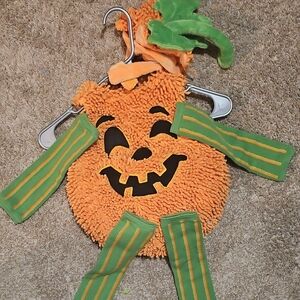 Pumpkin Costume for Kids - Orange and Green